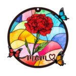 Birth Flower Suncatcher | Personalized Family Gift - Image 6