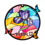 Birth Flower Suncatcher | Personalized Family Gift - Image 7