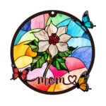 Birth Flower Suncatcher | Personalized Family Gift - Image 17