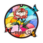 Birth Flower Suncatcher | Personalized Family Gift - Image 16