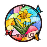 Birth Flower Suncatcher | Personalized Family Gift - Image 8