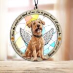 Wheaten Terrier Memorial Garden Stake | Personalized Metal Pet Tribute - Image 4