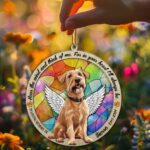 Wheaten Terrier Memorial Garden Stake | Personalized Metal Pet Tribute - Image 3