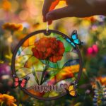 Birth Flower Suncatcher | Personalized Family Gift - Image 4