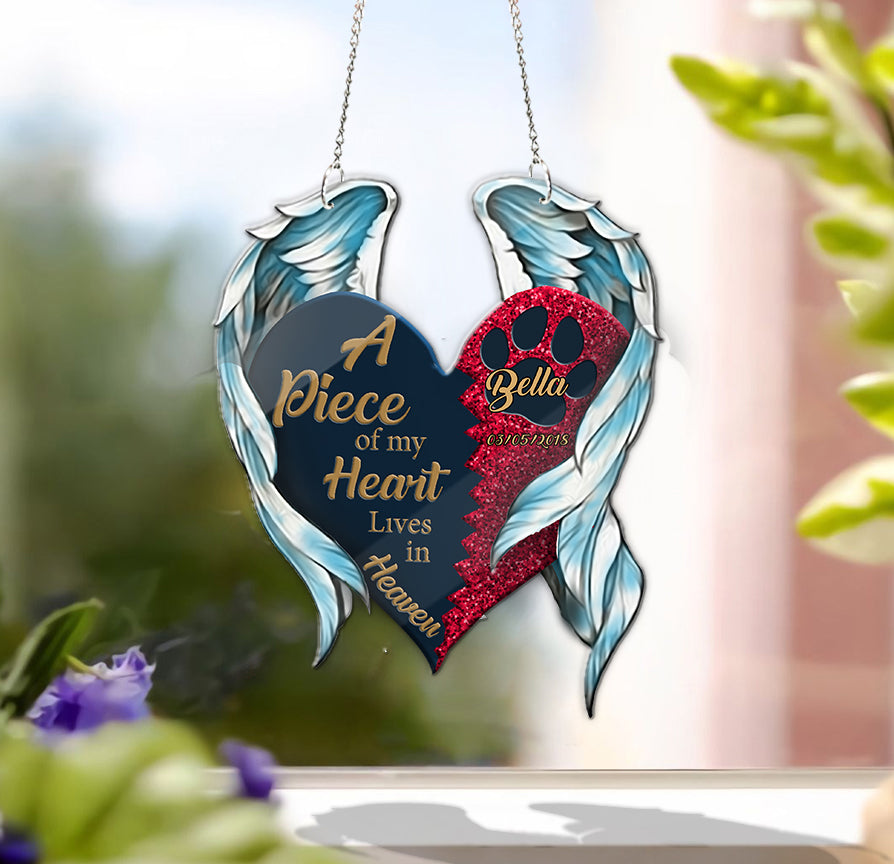 In Loving Memory Suncatcher | Personalized Pet Window Decor
